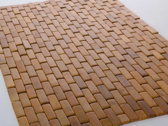 Ταπέτο Μπάνιου Ξύλινο Mosaic Texi 50 X 80 Bamboo