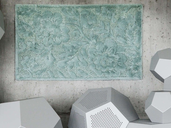 Χαλάκι Μπάνιου Brighton Green Abyss & Habidecor 60x100cm Βαμβάκι-Ακρυλικό