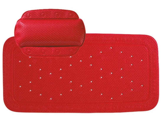 Αντιολισθητικό Μπανιέρας Calypso 4325 Set 2pcs Tomato Red Kleine Wolke 35Χ70 PVC