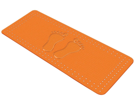 Αντιολισθητικό Μπανιέρας Foot 4388 Orange Kleine Wolke 36Χ72 PVC