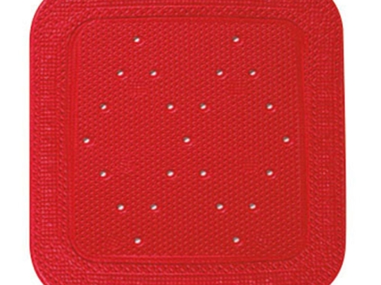 Αντιολισθητικό Ντουζιέρας Calypso 4325 Tomato Red Kleine Wolke 55Χ55 PVC