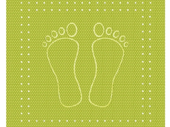 Αντιολισθητικό Ντουζιέρας Foot 4388 Kiwi Green Kleine Wolke 55Χ55 Καουτσούκ