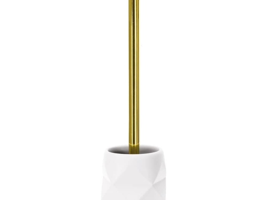 Βουρτσάκι Μπάνιου WC Golden Crackle 8431 White Kleine Wolke Πολυρεσίνη