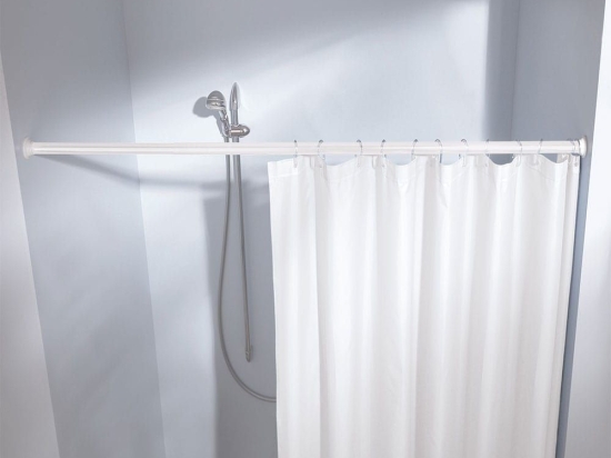 Βραχίονας Μπάνιου Federstange 0346 125-220cm (25mm) White Kleine Wolke 125-220cm Αλουμίνιο