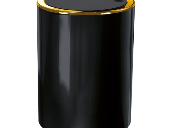 Δοχείο Απορριμμάτων Golden Clap 8418 Bin 5lt Black Kleine Wolke Πλαστικό