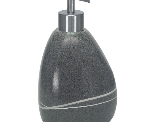 Δοχείο Κρεμοσάπουνου Stones 5080 Dark Grey Kleine Wolke Πολυρεσίνη