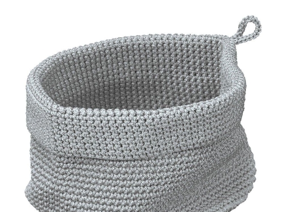 Καλάθι Καλλυντικών Malvina 8479 L Silver Grey Kleine Wolke Πλαστικό