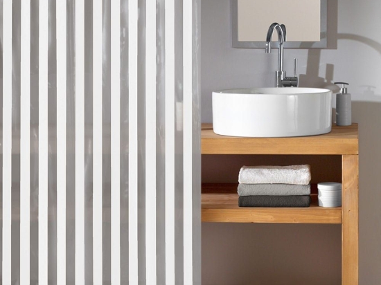 Κουρτίνα Μπάνιου Noa 5193 White Kleine Wolke 180Πx200Υ 180x200cm PEVA