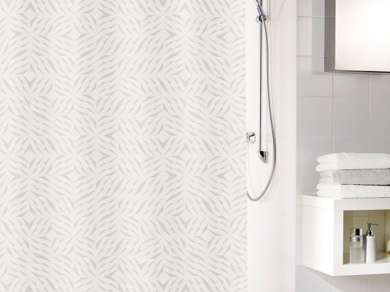 Κουρτίνα Μπάνιου Style 5939 Silver Grey Kleine Wolke 180Πx200Υ 180x200cm Πολυέστερ