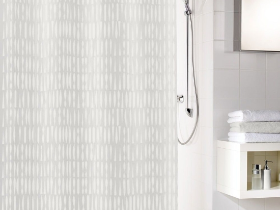 Κουρτίνα Μπάνιου Zora 5918 White Kleine Wolke 180Πx200Υ 180x200cm PEVA