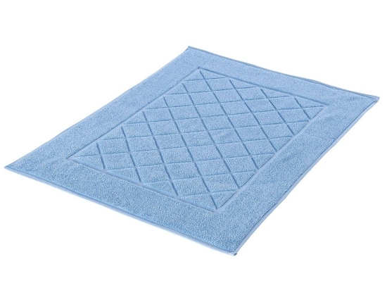 Πατάκι Μπάνιου Πετσετέ Bridge 3016 Azure Blue Kleine Wolke 50X70 100% Βαμβάκι