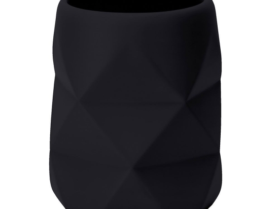 Ποτήρι Οδοντόβουρτσας Golden Crackle 8431 Black Kleine Wolke Πολυρεσίνη