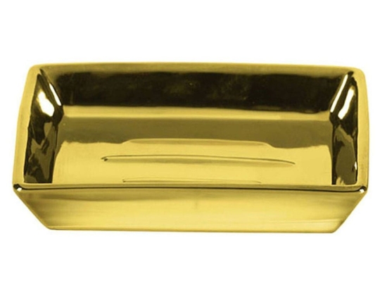 Σαπουνοθήκη Glamour 5065 Gold Kleine Wolke Πορσελάνη