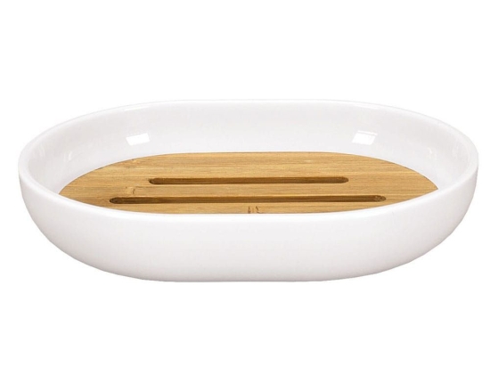 Σαπουνοθήκη Timber 5877 White Kleine Wolke Bamboo