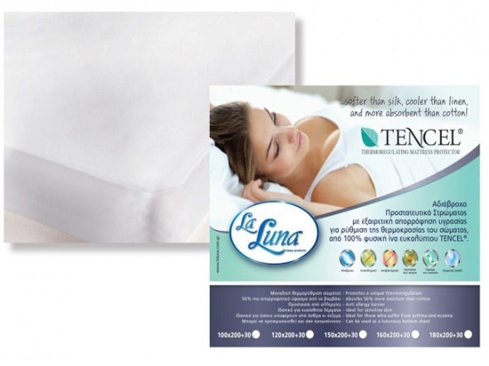 Αδιάβροχο Προστατευτικό Στρώματος 4500046 Tencel La Luna Μονό 90x200cm Tencel