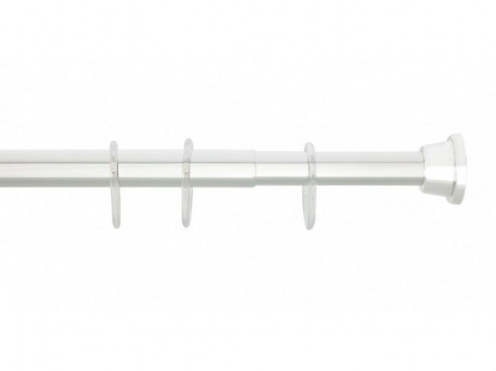 Βραχίονας Μπάνιου Ίσιος Φ25 Νο 1210 Chrome Grekon 120-220cm Αλουμίνιο