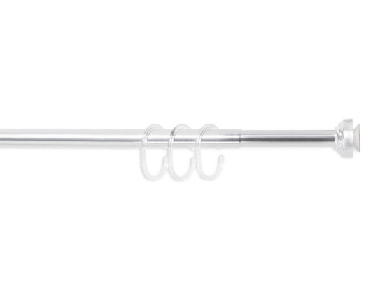 Βραχίονας Μπάνιου Ίσιος Φ20 No 1410 Chrome Grekon 120-220cm Αλουμίνιο