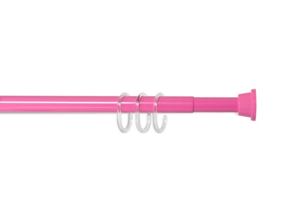 Βραχίονας Μπάνιου Ίσιος Φ25 Νο 1211 Pink Grekon 75-125cm Αλουμίνιο