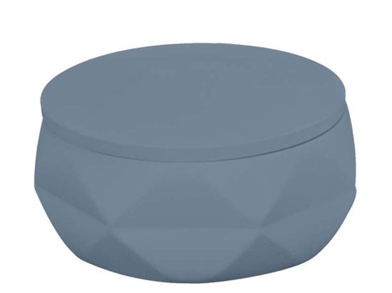 Βάζο Για Βαμβάκι Crackle Jar 10,5x6cm Mare Kleine Wolke Πολυρεσίνη