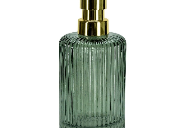 Δοχείο Κρεμοσάπουνου Antoinette 8034 7,2x16,5cm Olive Kleine Wolke Γυαλί