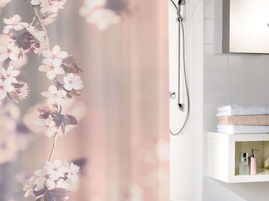 Κουρτίνα Μπάνιου Blossom 5956 Clove Kleine Wolke 120Πx200Υ 120x200cm Πολυέστερ