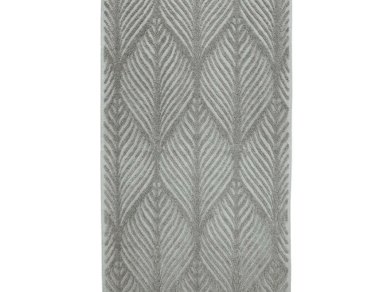 Πετσέτα Leaf 3027 Anthracite Kleine Wolke Προσώπου 50x100cm 100% Βαμβάκι