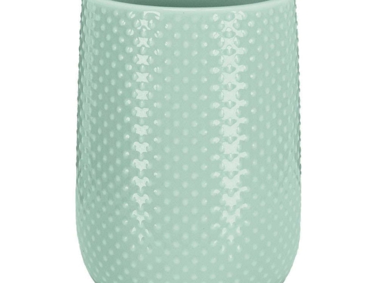 Ποτήρι Μπάνιου Dotty 8030 8x11cm Eucalyptus Kleine Wolke Πηλός