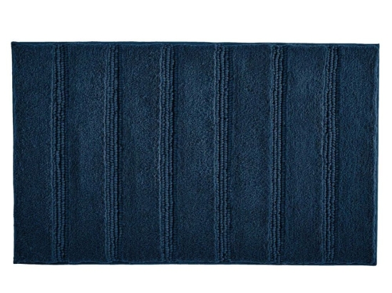 Πατάκι Μπάνιου Monrovia Navy Kleine Wolke 60x100cm Πολυέστερ