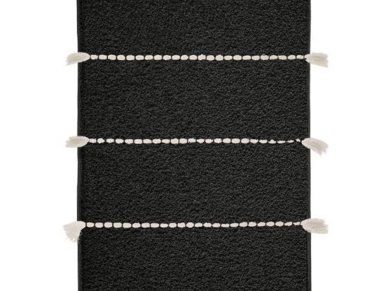 Πατάκι Μπάνιου Travis Black Kleine Wolke 60X90 100% Βαμβάκι