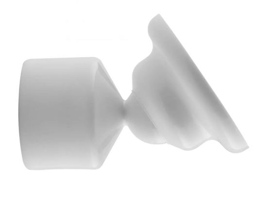 Στήριγμα Τοίχου Για Βραχίονες Μπάνιου 25mm White Kleine Wolke ABS