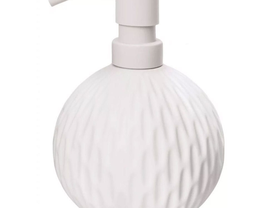 Δοχείο Κρεμοσάπουνου Livio 11x16,5cm White Kleine Wolke Πηλός