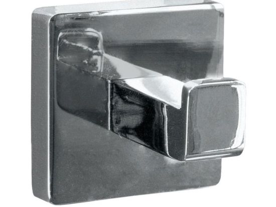 Κρεμάστρα Μπάνιου Luno 5x5cm Silver Kleine Wolke Μέταλλο