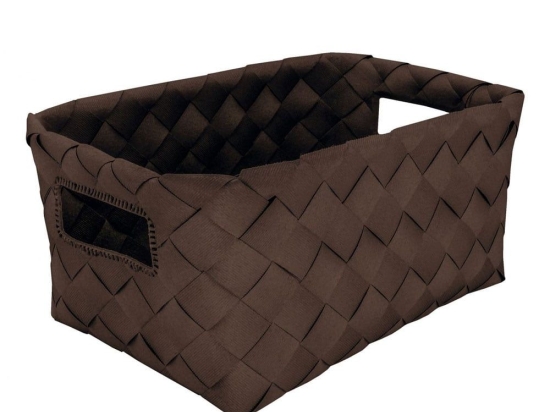 Καλάθι Αποθήκευσης Aspera M 18,5x12x28cm Nutbrown Kleine Wolke Πολυαιθυλένιο