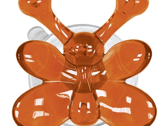 Κρεμάστρα Μπάνιου Crazy Hooks Butterfly Lisa 7,1x7,5cm Orange Kleine Wolke Θερμοπλαστικό
