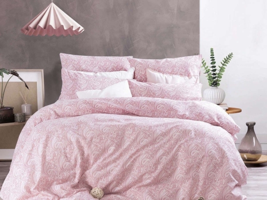Πάπλωμα Σετ 3τμχ. Next Layla Pink Ρυθμός Υπέρδιπλo 220x240cm Βαμβάκι-Πολυέστερ