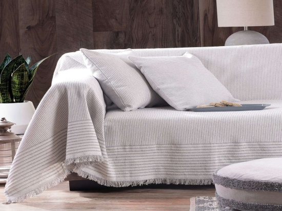 Ριχτάρι Franic 01 Μπεζ Ρυθμός Πολυθρόνα 160x180cm 100% Βαμβάκι