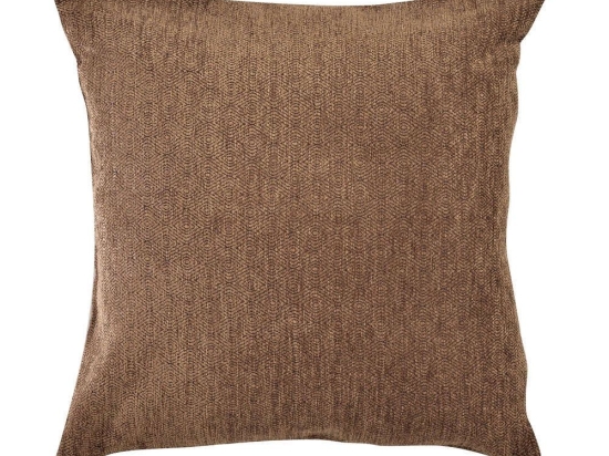 Μαξιλαροθήκη Διακοσμητική Mandala 01 Brown Ρυθμός 45X45 45x45cm Chenille-Πολυέστερ