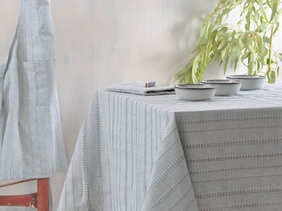 Καρέ Calabria Grey Ρυθμός 80X80cm 100% Βαμβάκι
