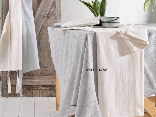 Καρέ Savoca Ecru Ρυθμός 80X80cm 100% Βαμβάκι