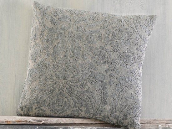 Μαξιλαροθήκη Διακοσμητική Vilano Light Grey Ρυθμός 40Χ40 Chenille,Βαμβάκι,Polyester
