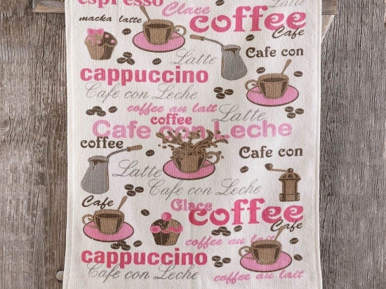 Ποτηρόπανο Cappuccino Multi Ρυθμός 40x60cm 100% Βαμβάκι