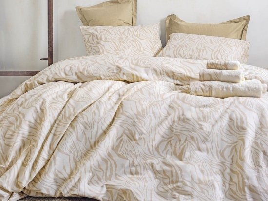 Κουβερλί Austin (Σετ 2τμχ) Beige Ρυθμός Ημίδιπλο 160x240cm 100% Βαμβάκι