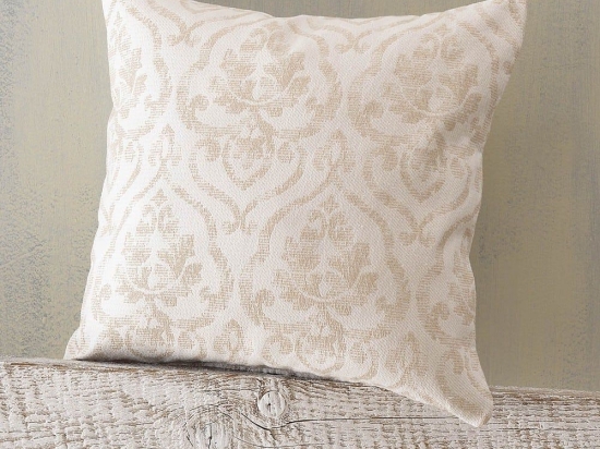 Μαξιλαροθήκη Διακοσμητική Medallion Ecru Beige Ρυθμός 40Χ40 Βαμβάκι-Πολυέστερ