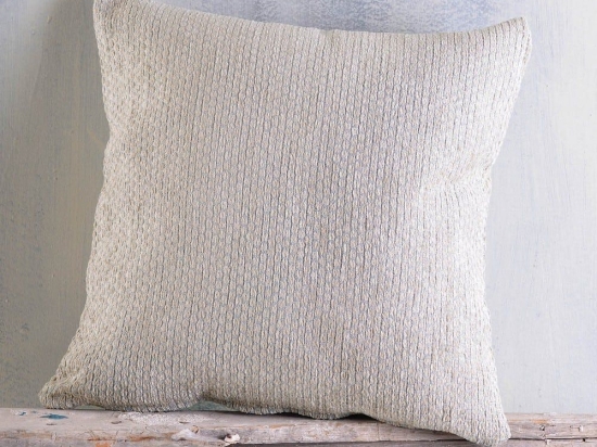Μαξιλαροθήκη Διακοσμητική Honey Light Grey Ρυθμός 40Χ40 Chenille,Βαμβάκι,Polyester