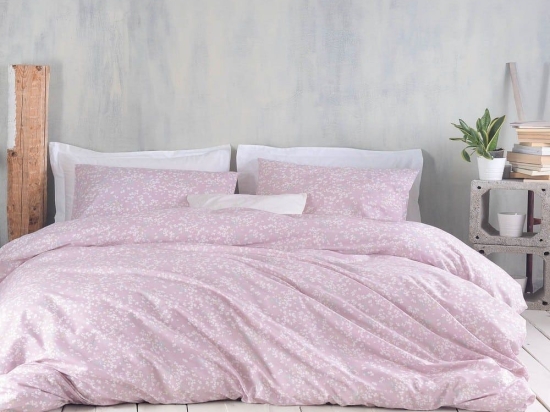 Παπλωματοθήκη Harpia (Σετ 3τμχ) Pink Ρυθμός Υπέρδιπλo 220x250cm 100% Βαμβάκι