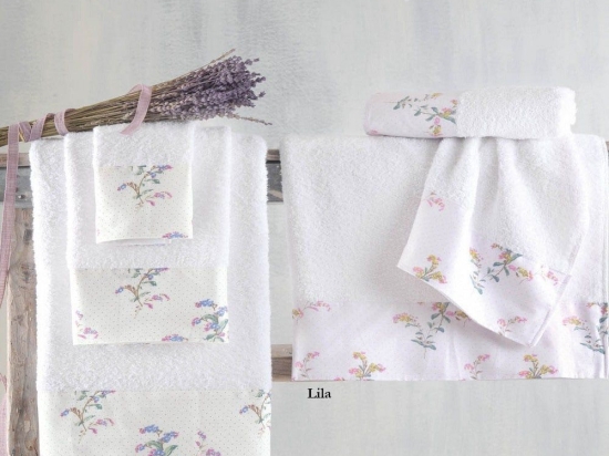 Πετσέτες Bouquet (Σετ 3τμχ) Ecru Ρυθμός Σετ Πετσέτες 70x140cm 100% Πενιέ Βαμβάκι