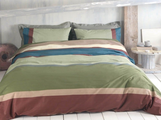 Σεντόνια Sandra (Σετ 3τμχ) Grey Ρυθμός Ημίδιπλο 160x260cm Βαμβάκι-Πολυέστερ