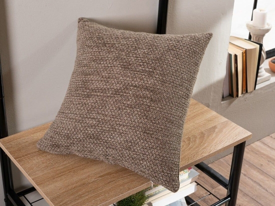 Μαξιλαροθήκη Διακοσμητική Utah 03 Brown Teoran 43X43 Ακρυλικό-Πολυέστερ
