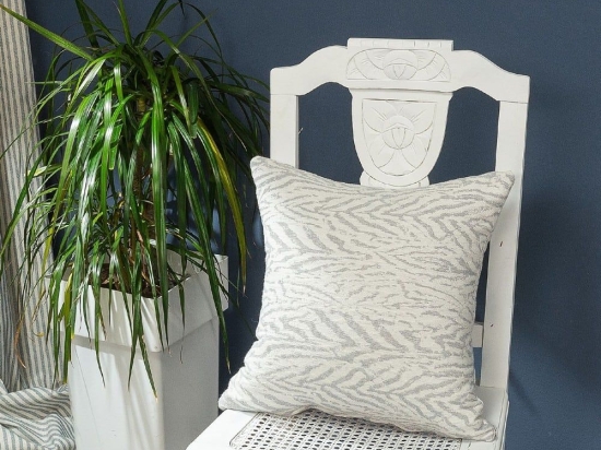 Μαξιλαροθήκη Διακοσμητική Vicenza 04 Grey Teoran 43X43 Βαμβάκι-Πολυέστερ