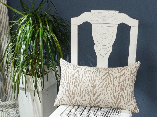 Μαξιλάρι Διακοσμητικό (Με Γέμιση) Vicenza 02 Beige Teoran 30X50 Βαμβάκι-Πολυέστερ
